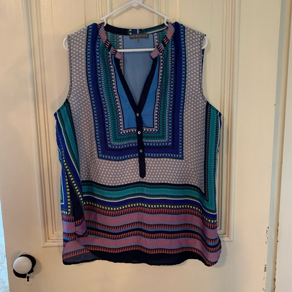 💙Brixon Ivy sleeveless tunic size XL